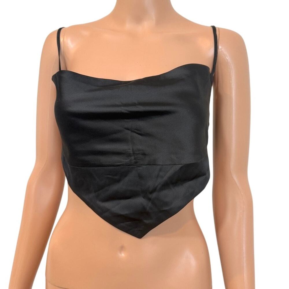 Danielle Bernstein large handkerchief adjustable wrap top TS 3039
